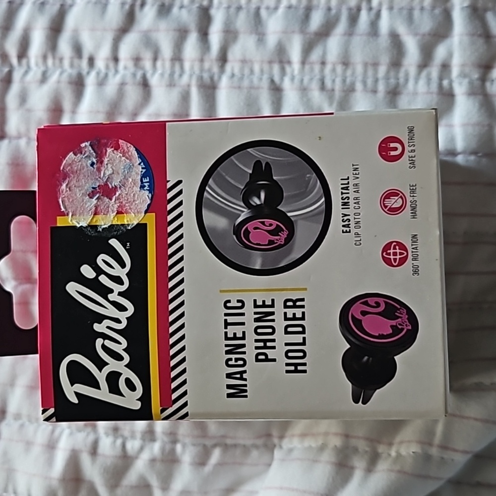 Barbie magnetic phone holder